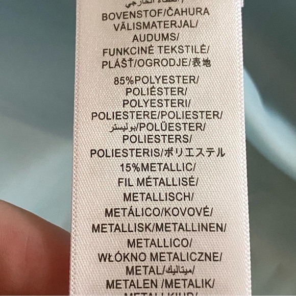 Adrianna Papell Women's Blue Silver Metallic Jacquard High Low Gown Dress 16 W - Picture 11 of 14